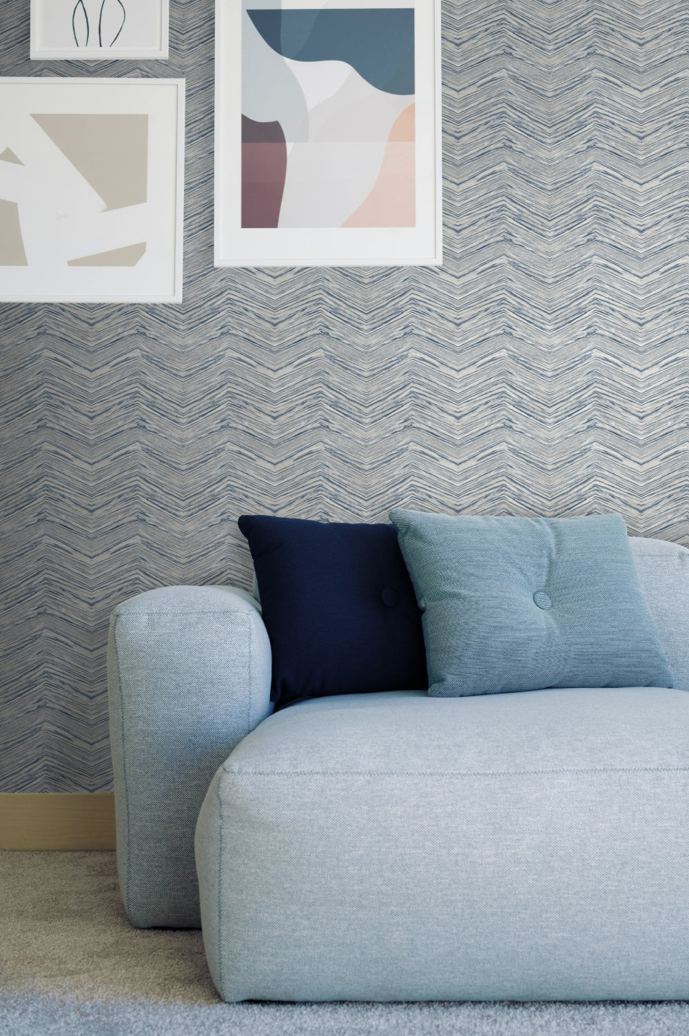 Wood Chevron Peel & Stick
