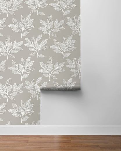 Stylized Leaves Peel & Stick