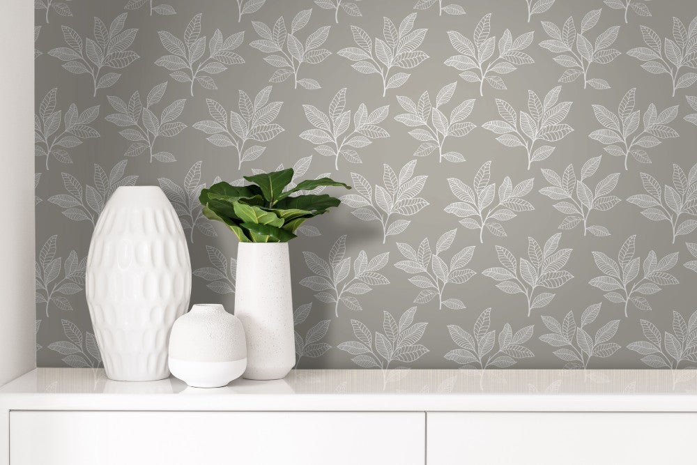 Stylized Leaves Peel & Stick