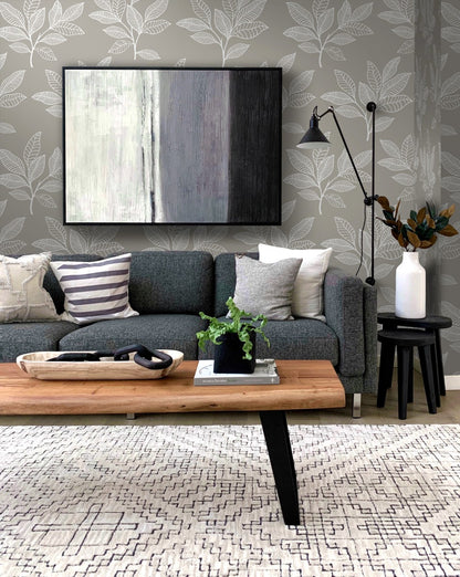 Stylized Leaves Peel & Stick
