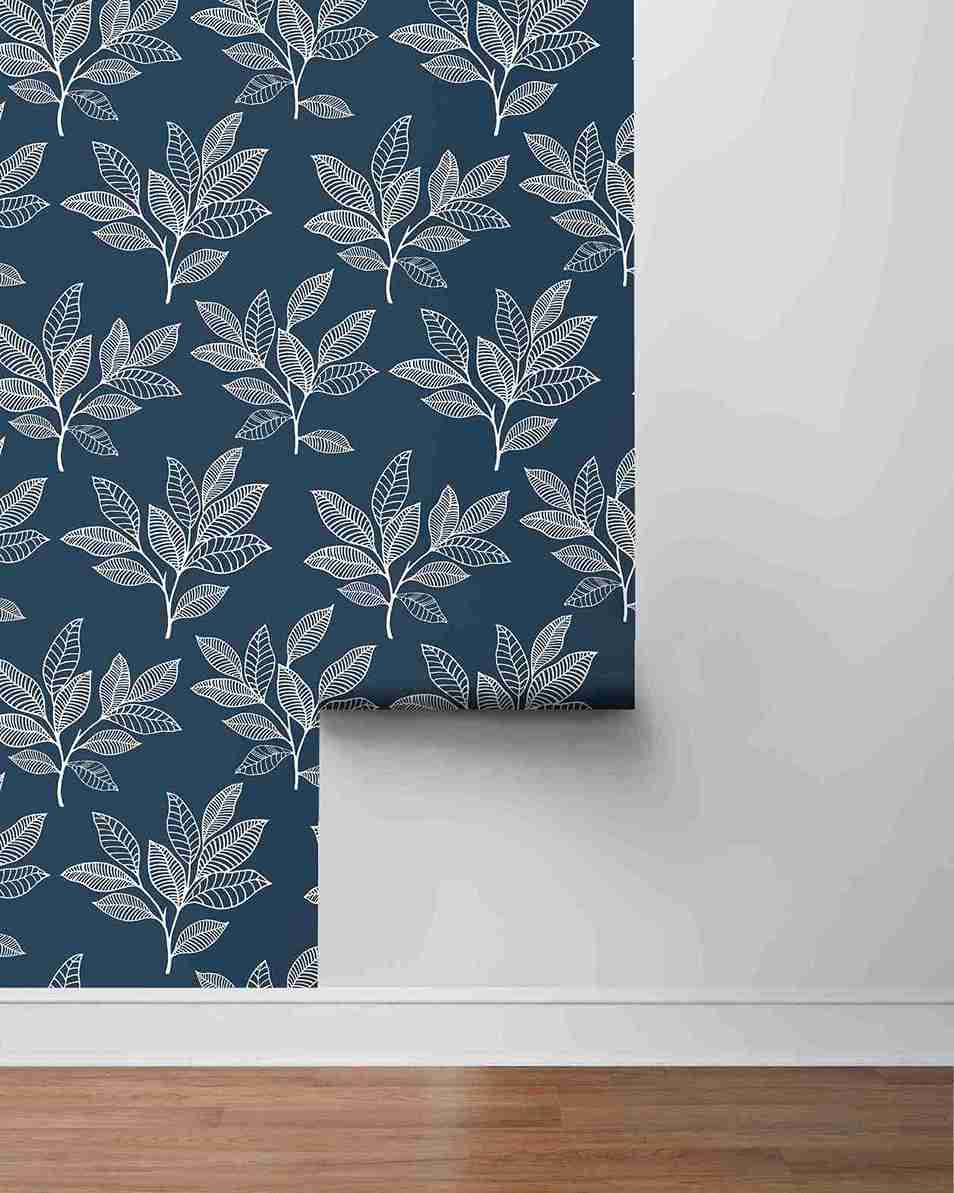 Stylized Leaves Peel & Stick
