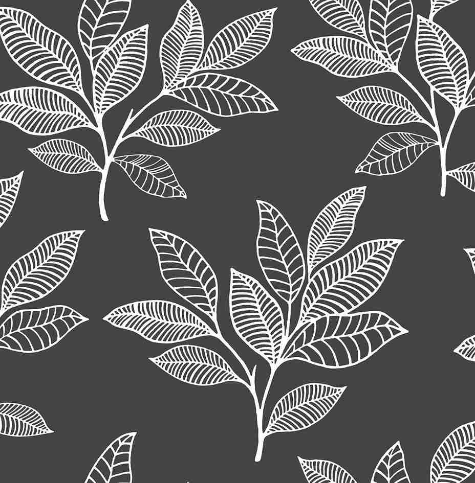 Stylized Leaves Peel & Stick