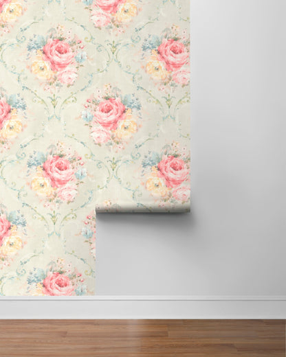 Framed Bouquet Peel & Stick