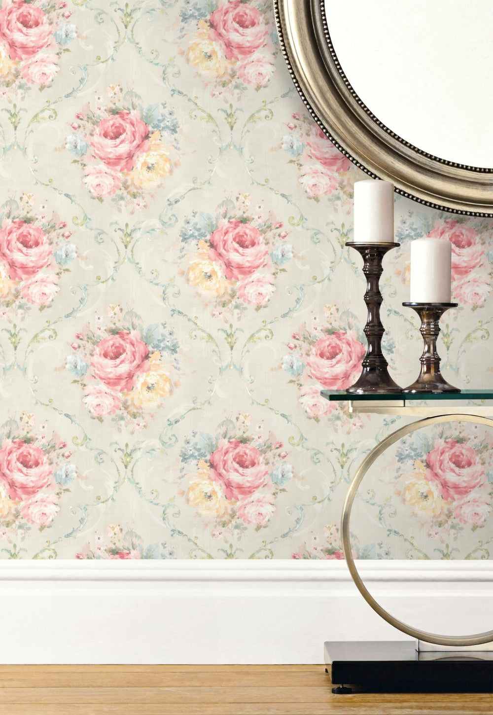 Framed Bouquet Peel & Stick