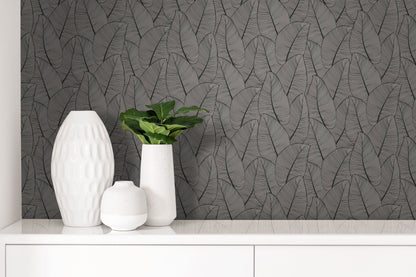 Modern Metallic Leaf Peel & Stick