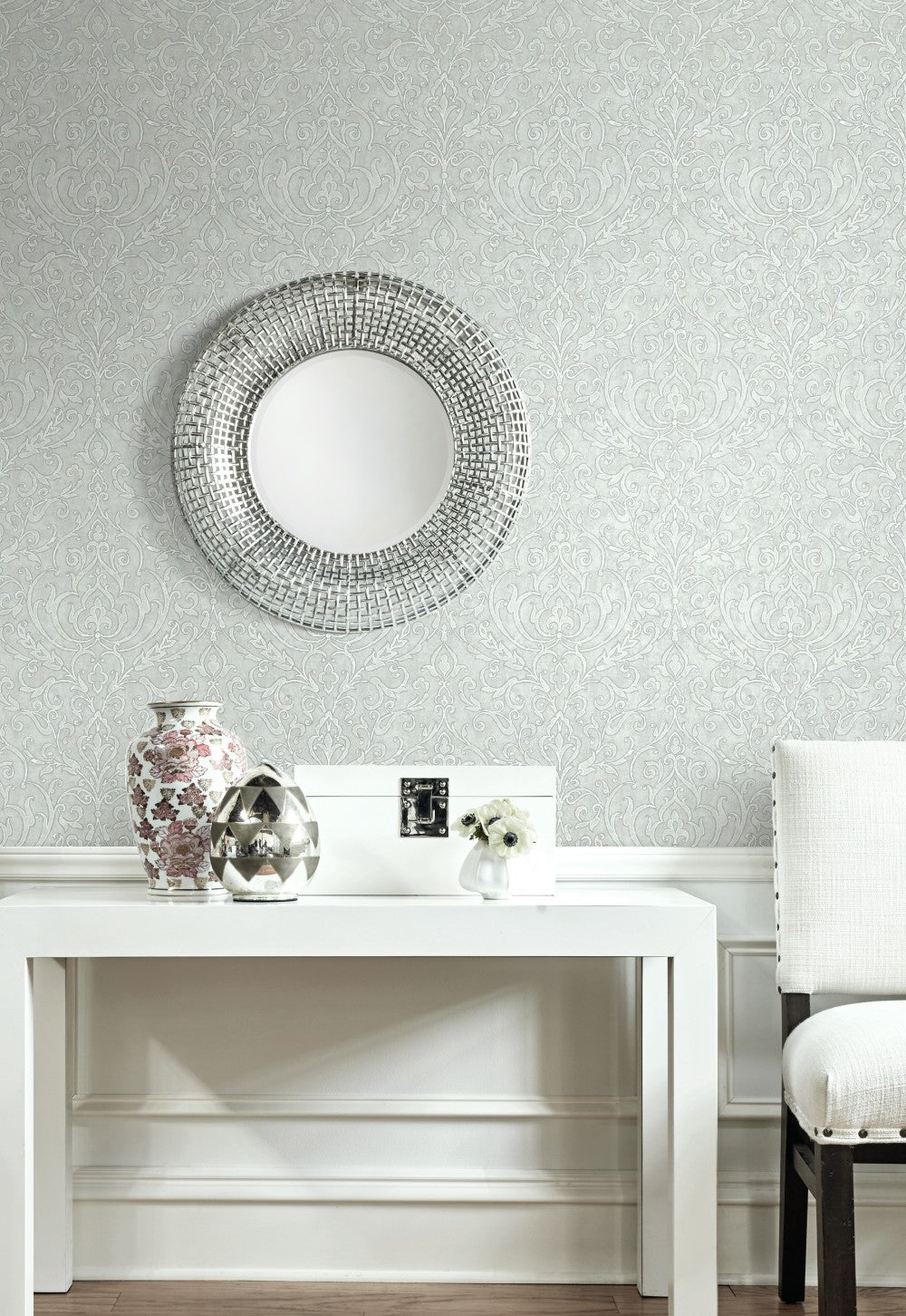 Soft Damask Wallpaper