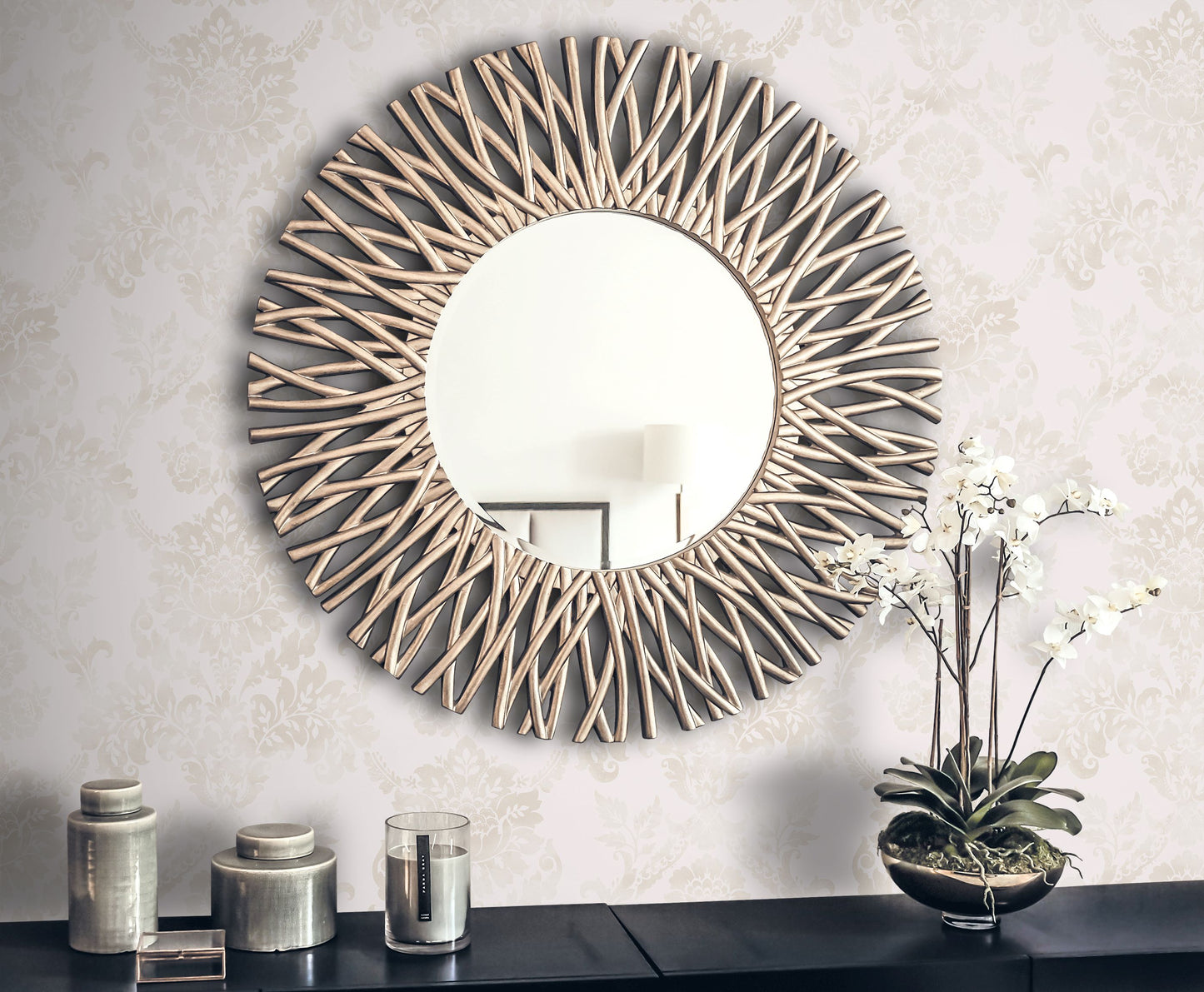 French Damask Wallpaper