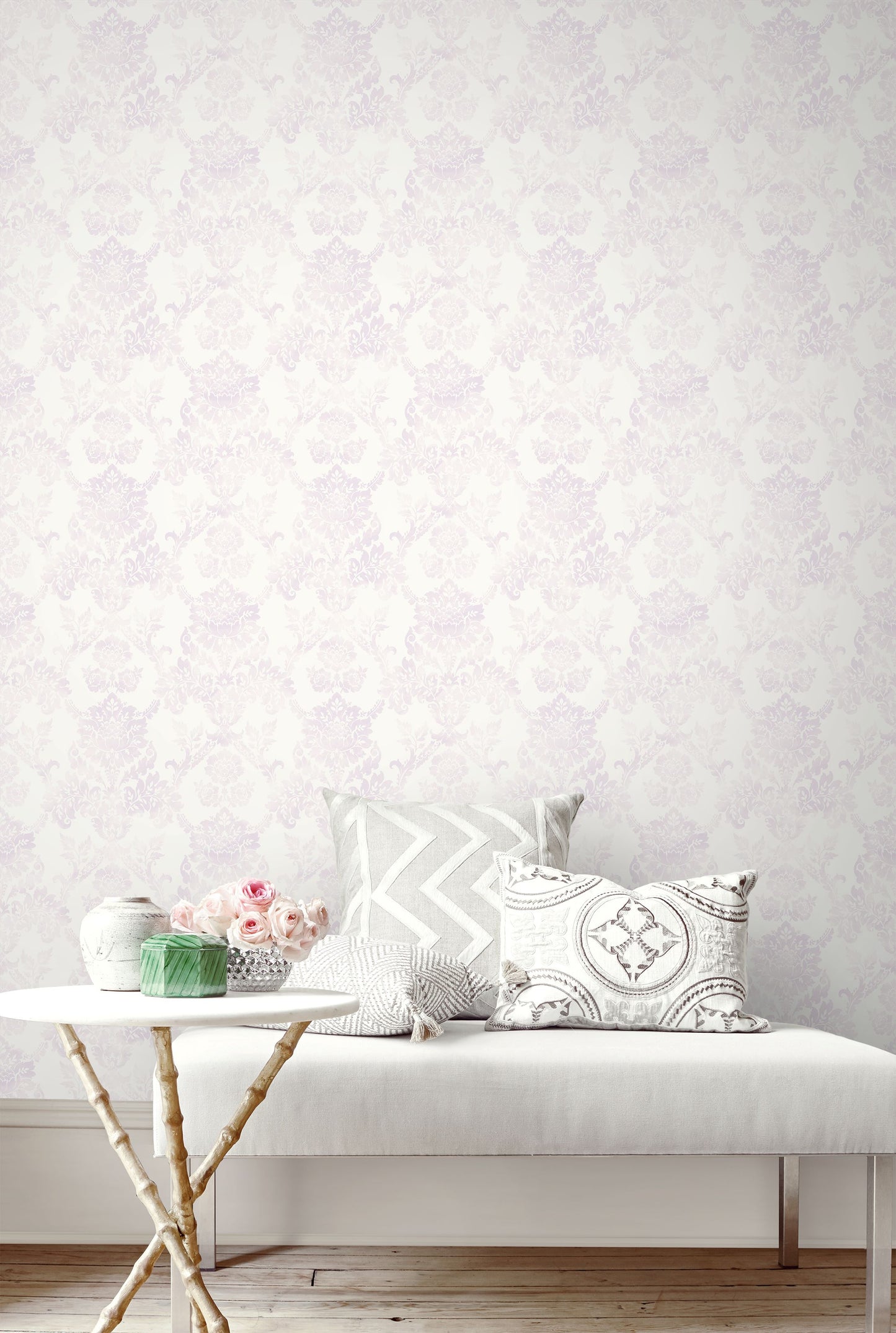 French Damask Wallpaper
