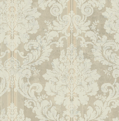 Vintage Damask Wallpaper