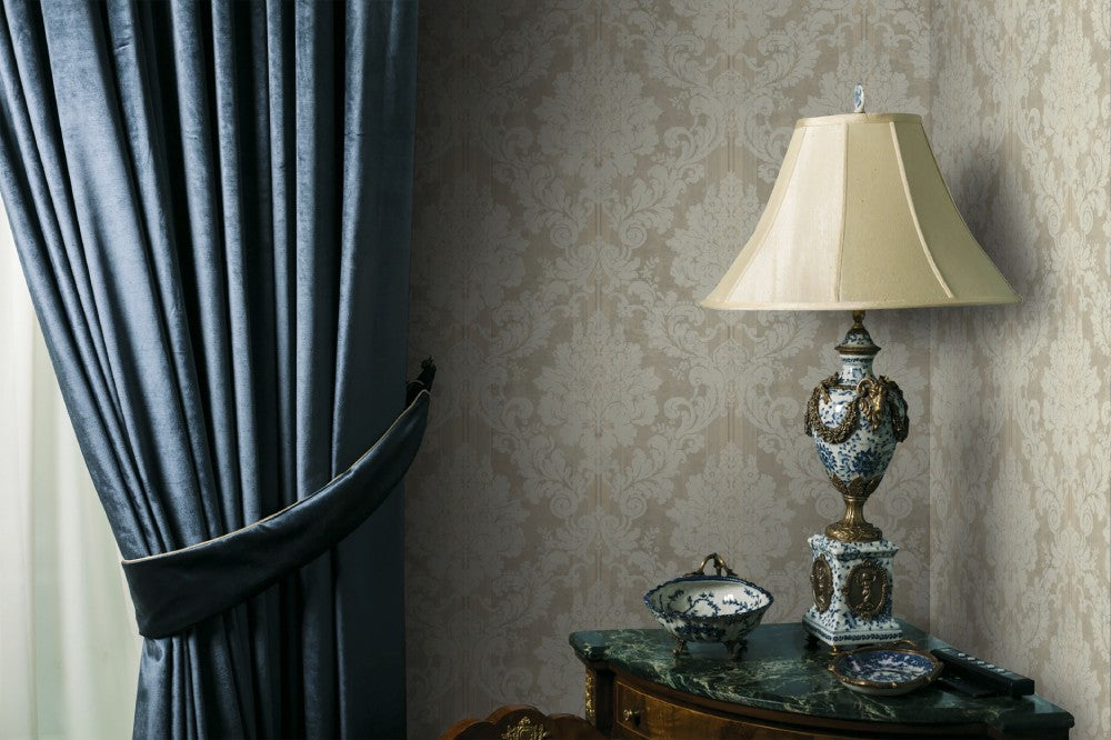 Vintage Damask Wallpaper