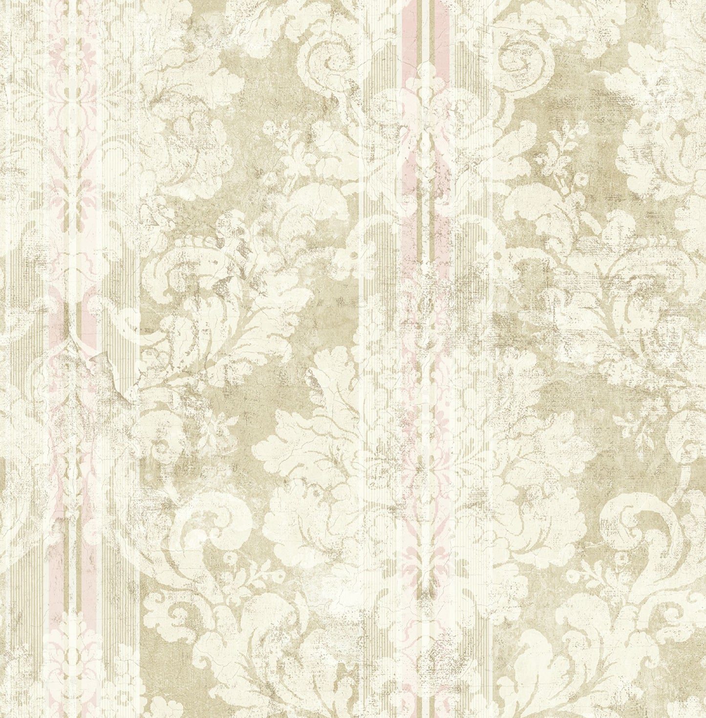 Vintage Damask Wallpaper