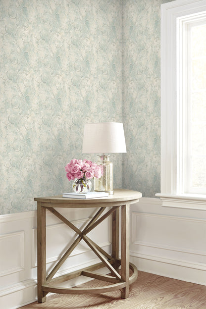 Vintage Scroll Wallpaper