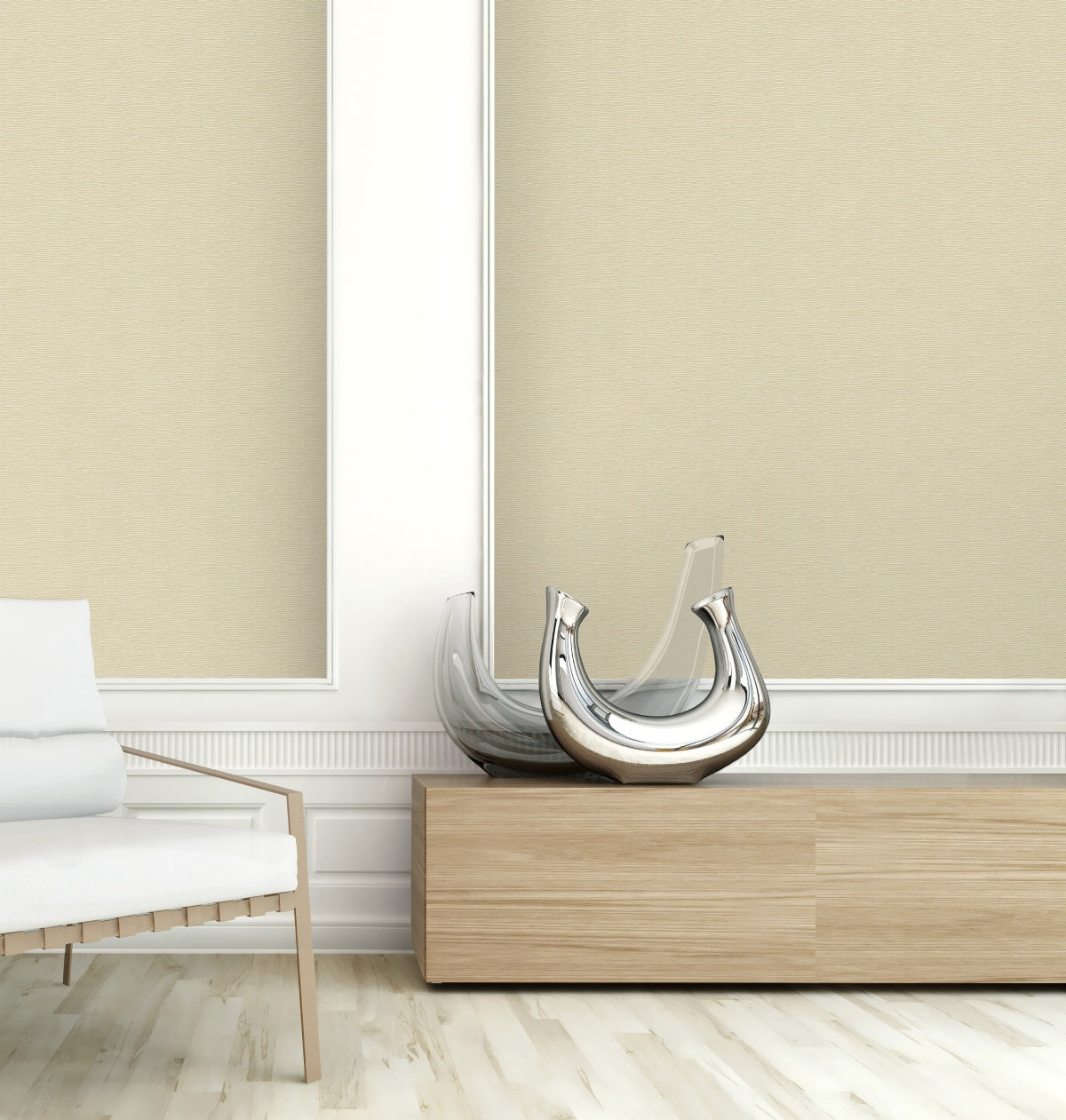Horizontal Yarns Wallpaper