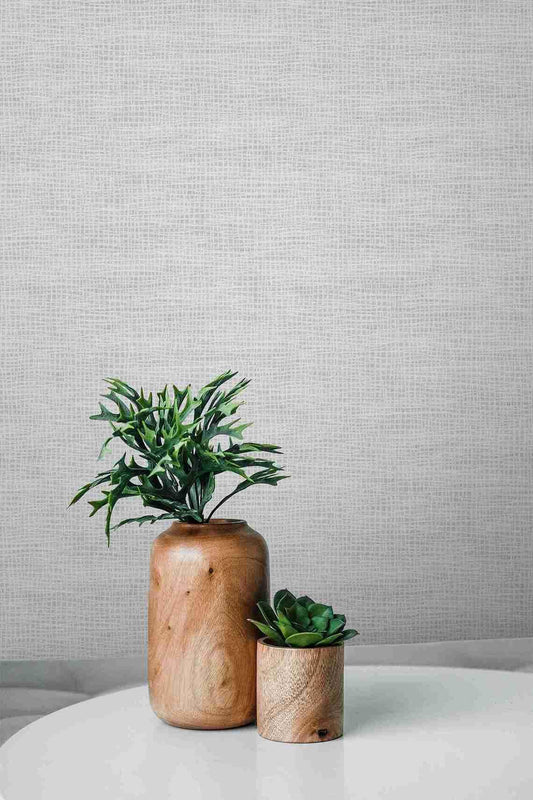 Woven Texture Wallpaper - Casa Mia Wallcovering