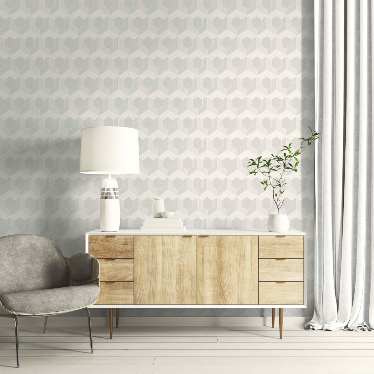 3D Hexagon Wallpaper