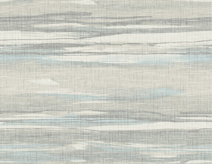 Grasscloth Waves Wallpaper
