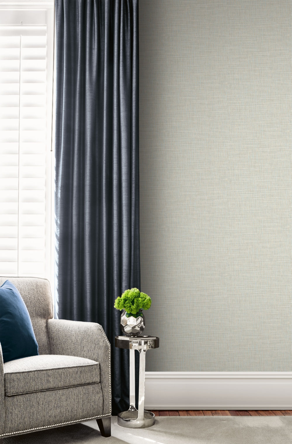 Grasscloth Impression Wallpaper