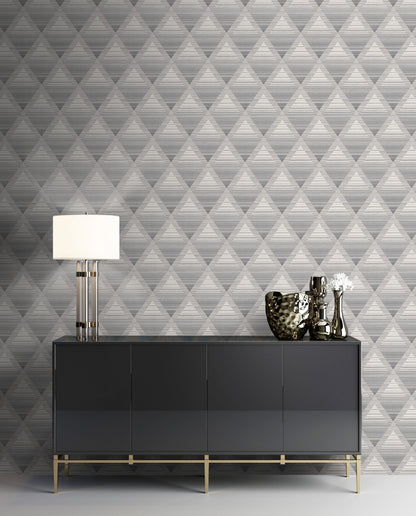 Metallic Rhombus Wallpaper