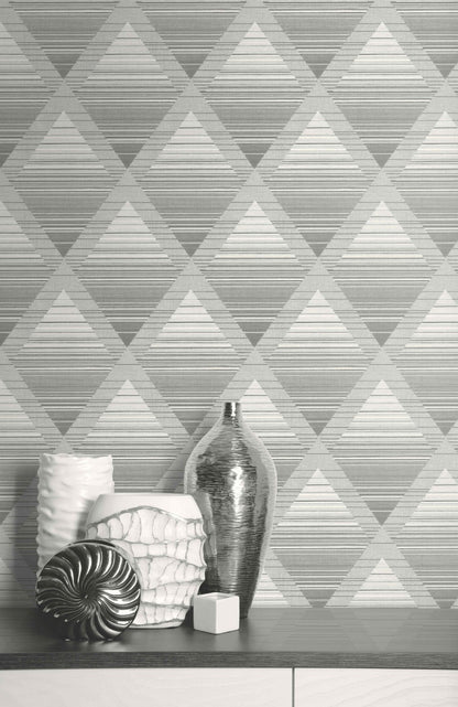 Metallic Rhombus Wallpaper