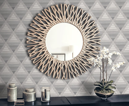 Metallic Rhombus Wallpaper