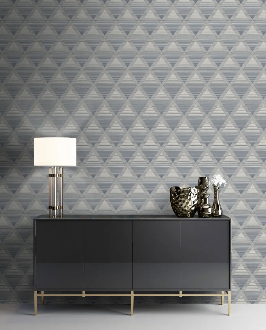 Metallic Rhombus Wallpaper