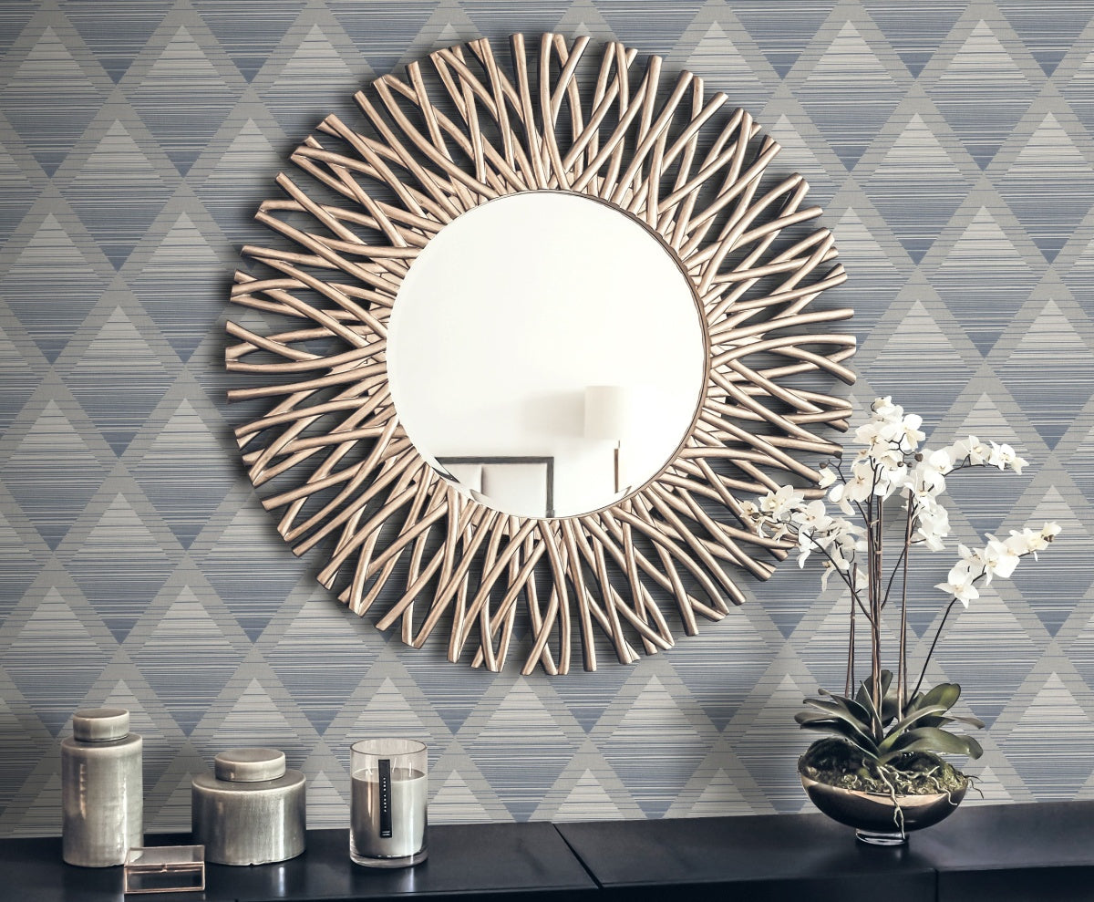 Metallic Rhombus Wallpaper