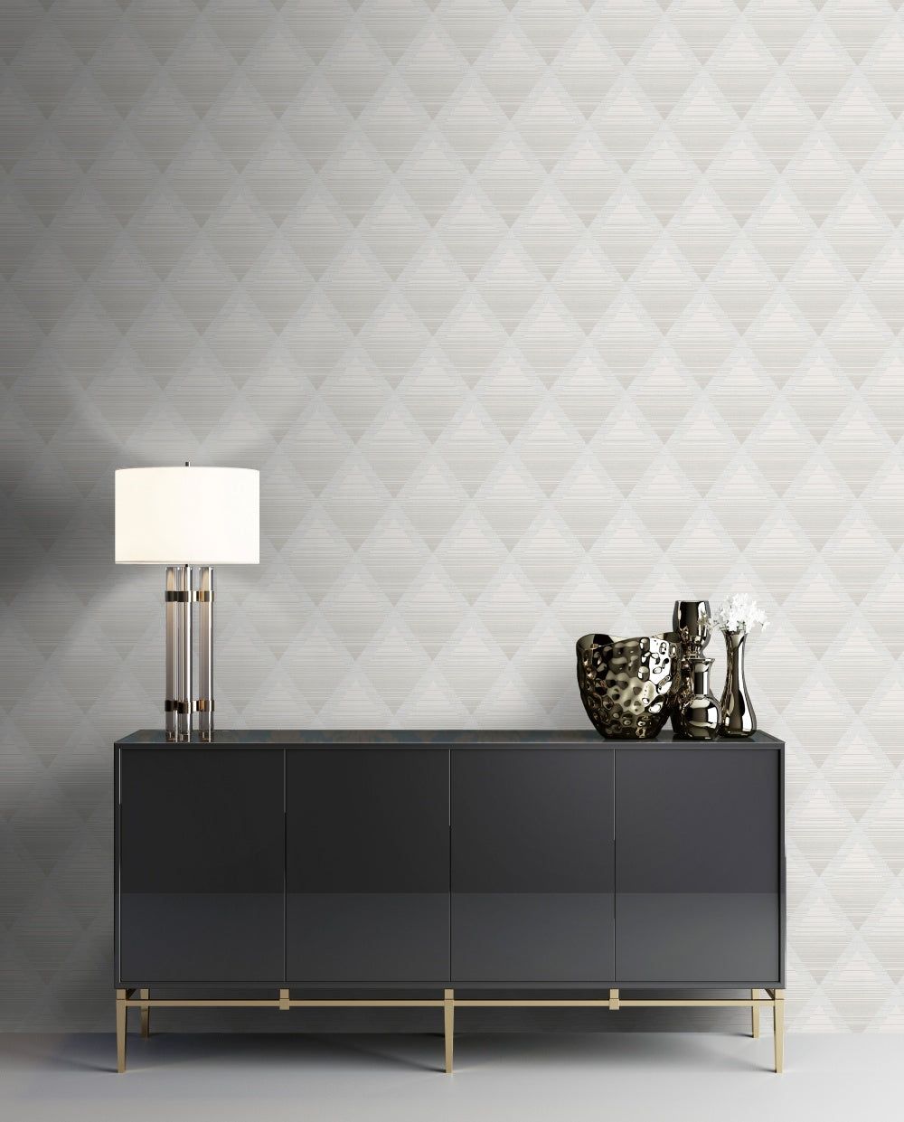 Metallic Rhombus Wallpaper