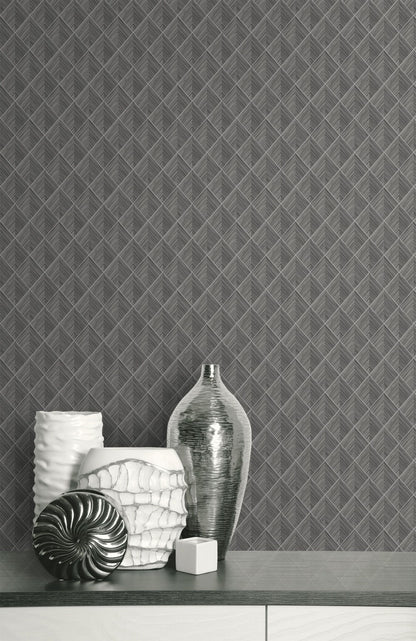 Pyramid Grasscloth Wallpaper