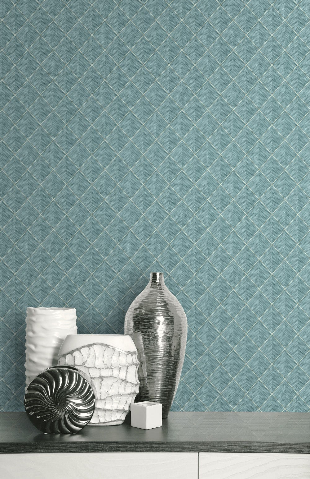 Pyramid Grasscloth Wallpaper