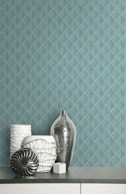 Pyramid Grasscloth Wallpaper