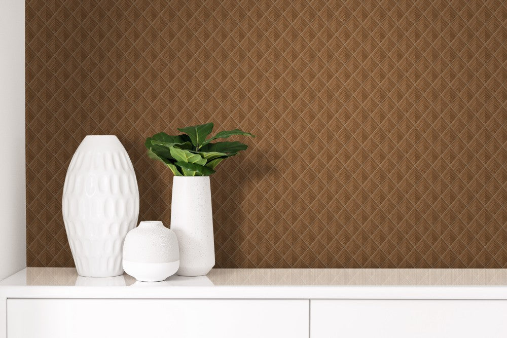 Pyramid Grasscloth Wallpaper