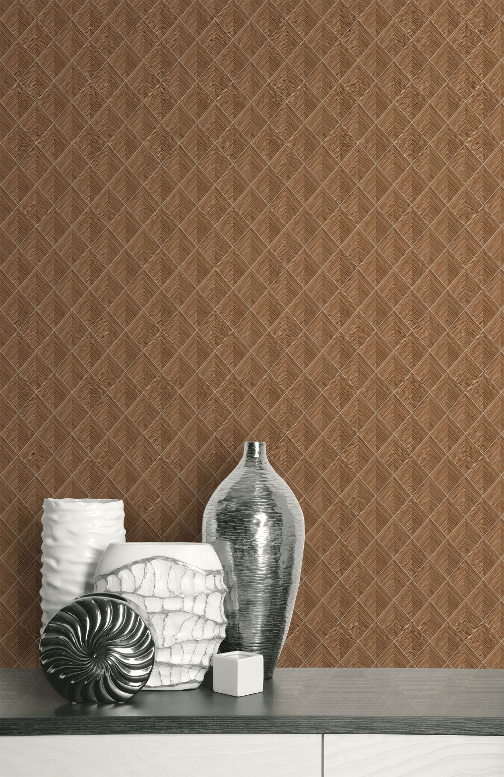 Pyramid Grasscloth Wallpaper