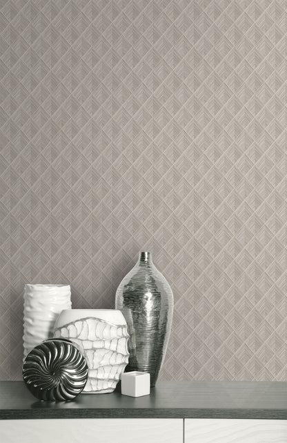 Pyramid Grasscloth Wallpaper