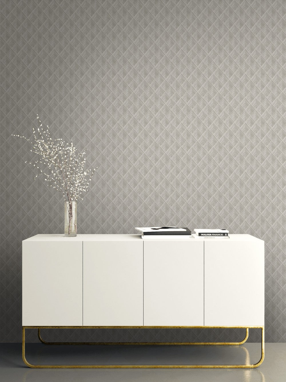 Pyramid Grasscloth Wallpaper