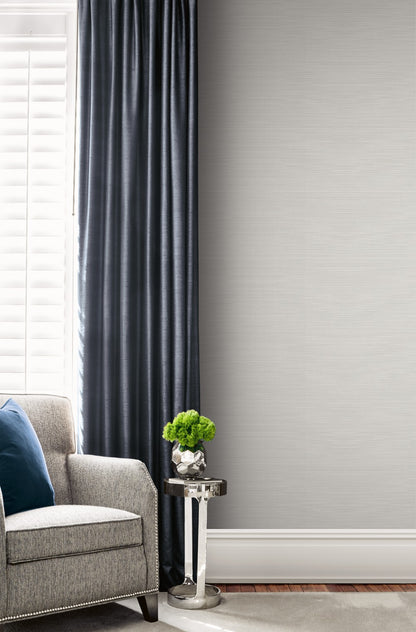 Thin  Grasscloth Effect Wallpaper