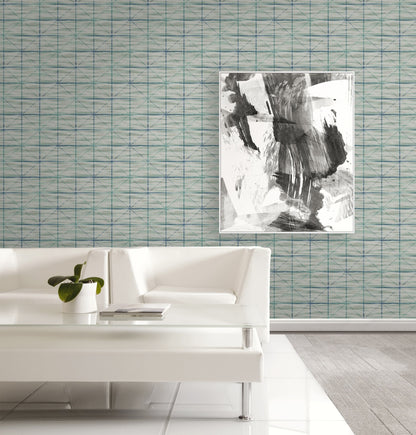 Metallic Squares Wallpaper