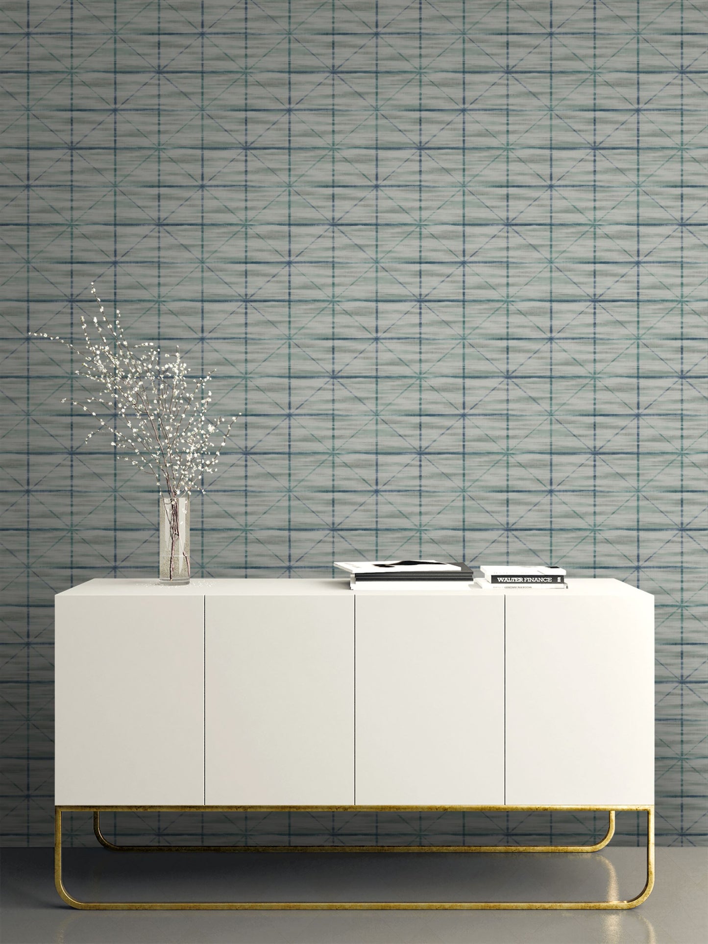 Metallic Squares Wallpaper