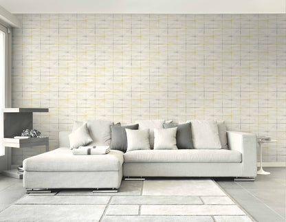 Metallic Squares Wallpaper