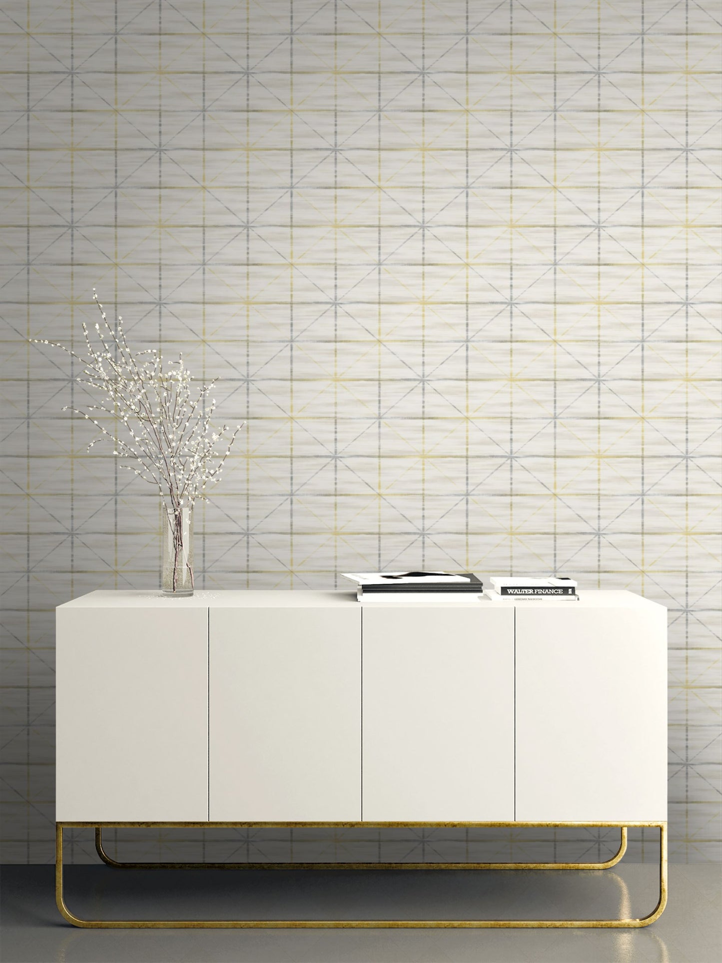 Metallic Squares Wallpaper
