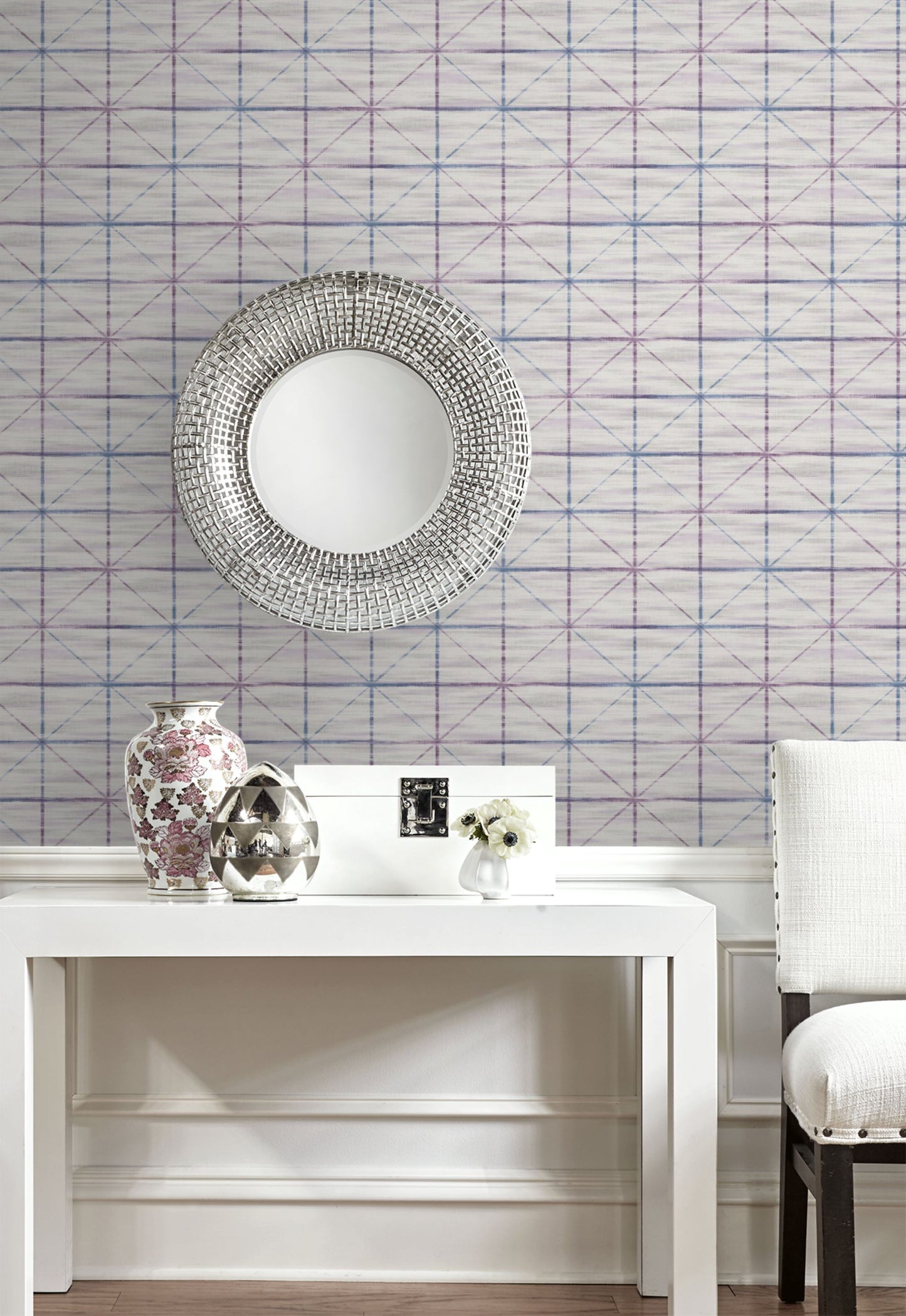 Metallic Squares Wallpaper