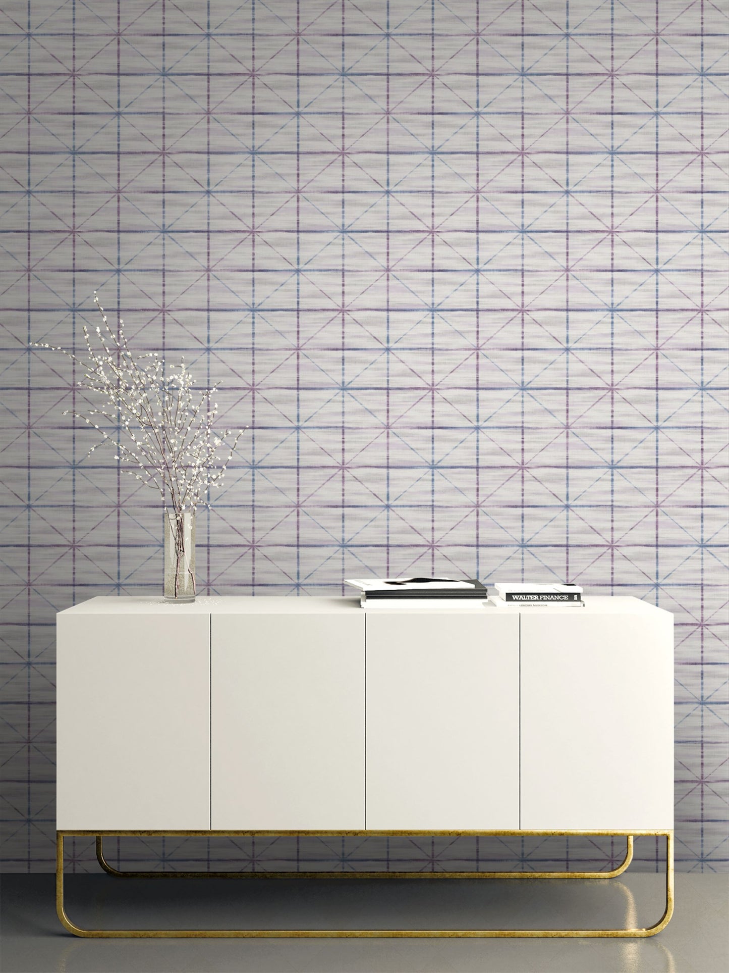 Metallic Squares Wallpaper