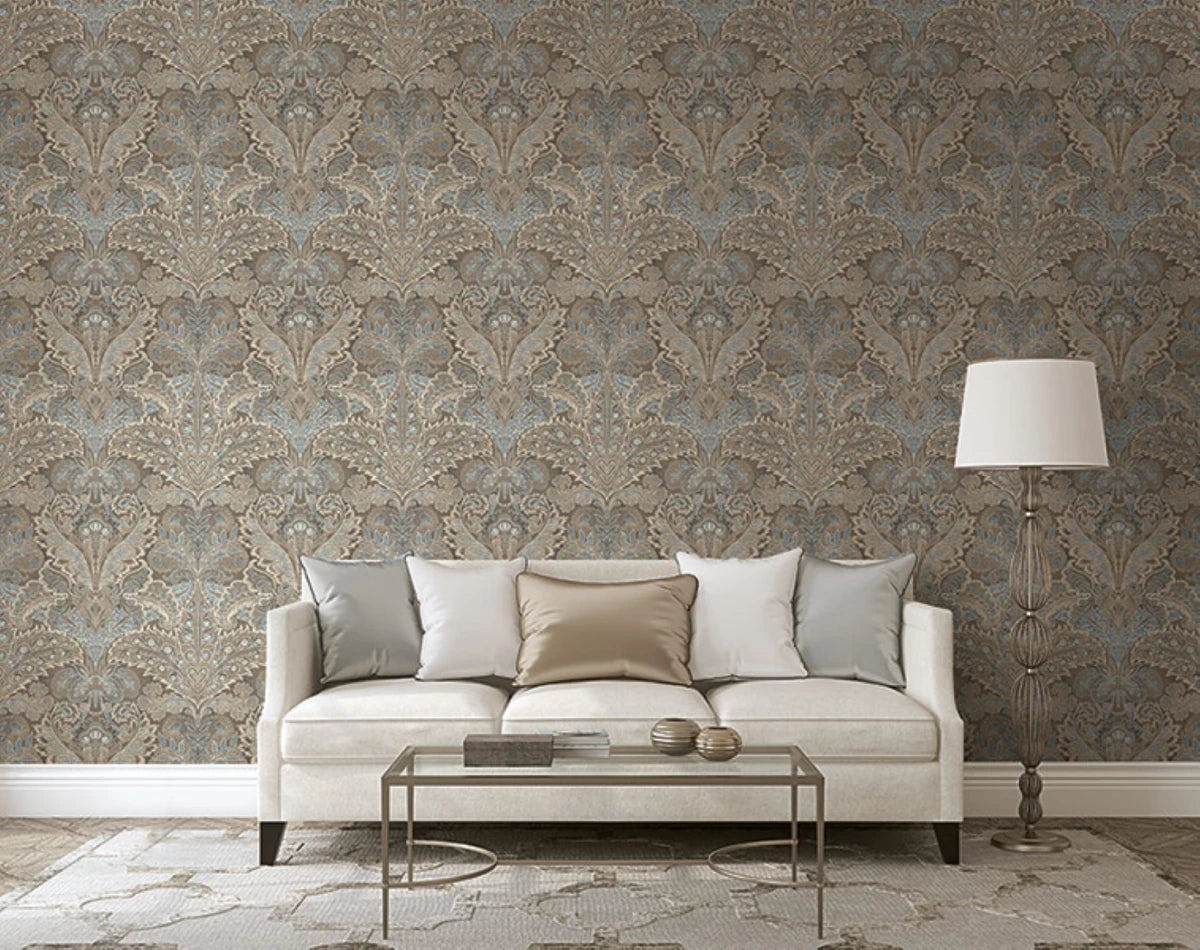 Old Damask Wallpaper