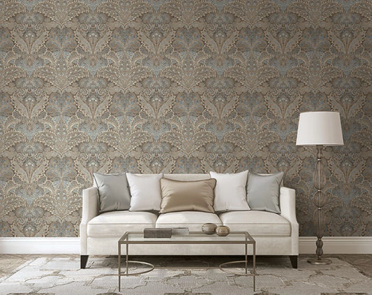 Old Damask Wallpaper