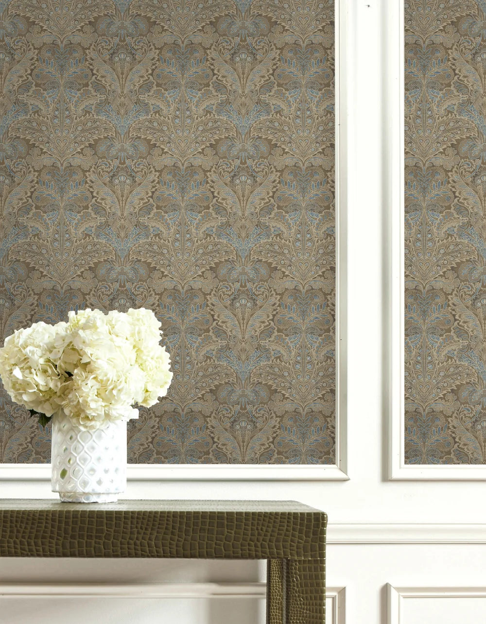 Old Damask Wallpaper