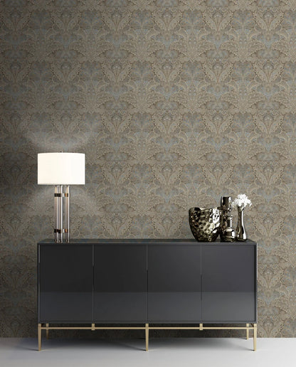 Old Damask Wallpaper