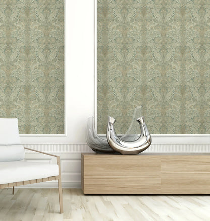 Old Damask Wallpaper