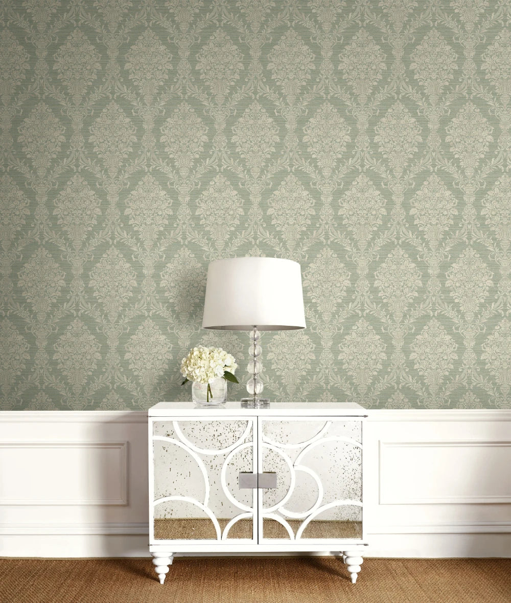 Damask Cameo Wallpaper