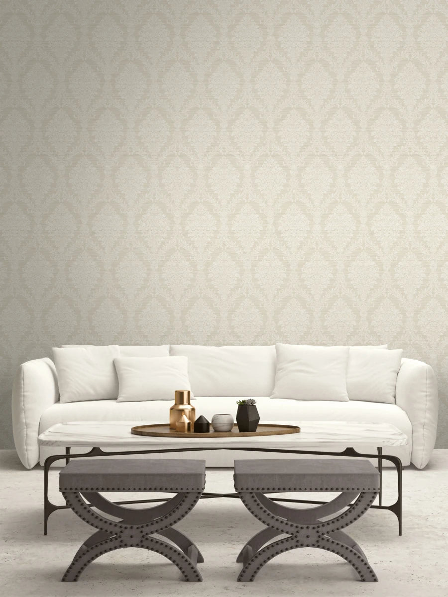 Damask Cameo Wallpaper