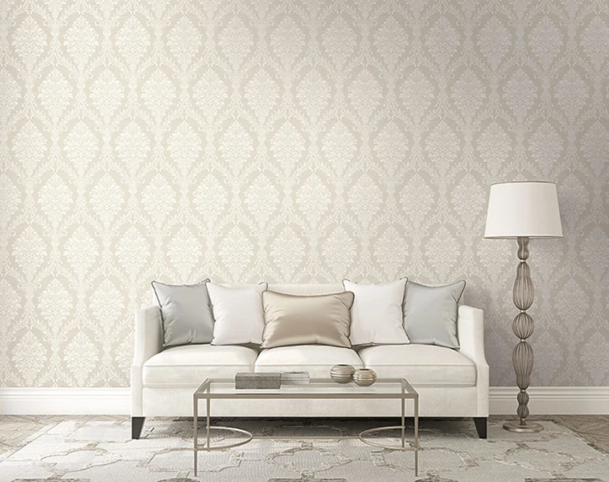 Damask Cameo Wallpaper