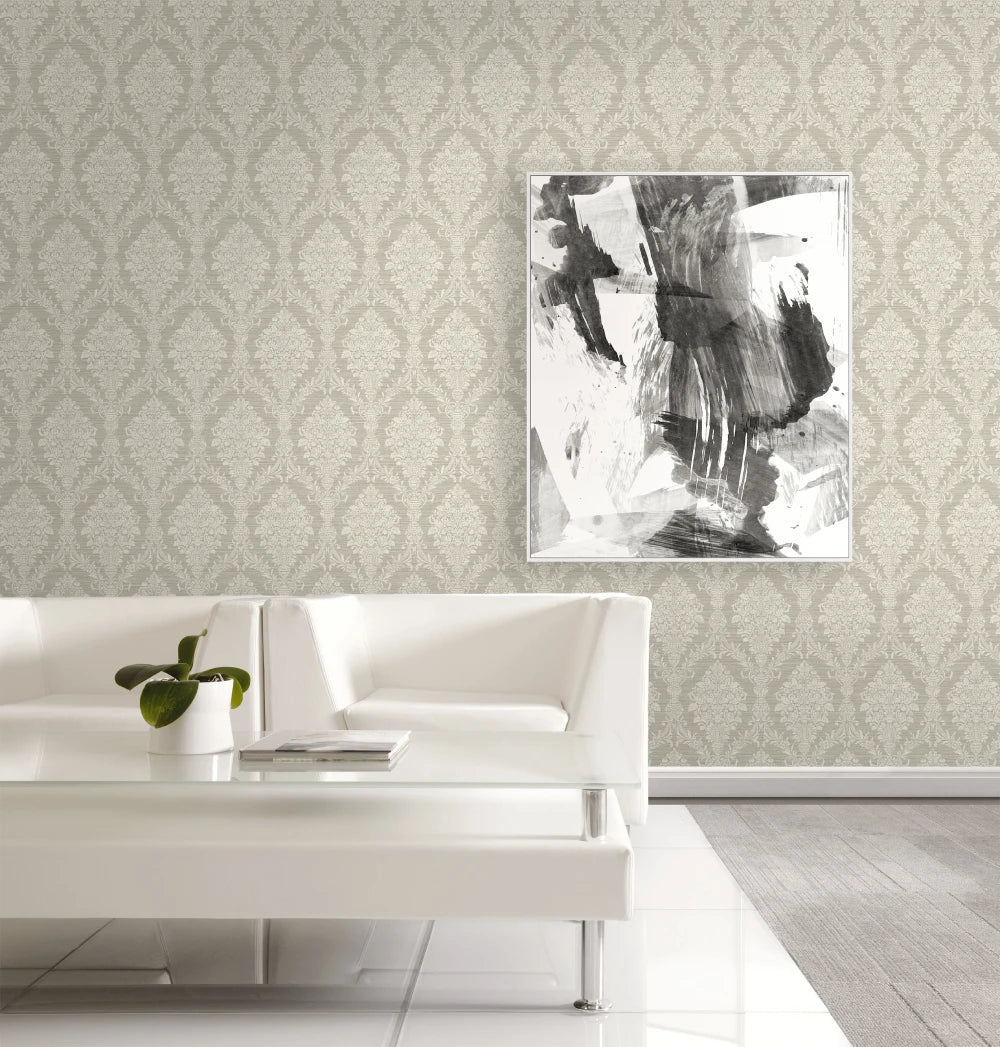Damask Cameo Wallpaper